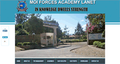 Desktop Screenshot of moiforcesacademylanet.sc.ke